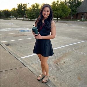 Black Sleeveless Mini Dress